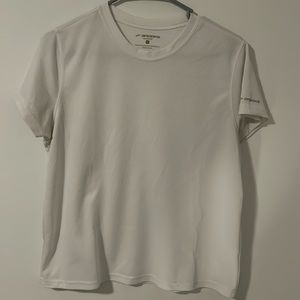Brooks White Running Tee